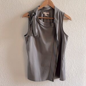 Banana Republic Factory Gray Sleeveless Top